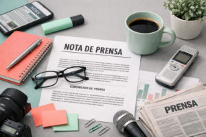modelos notas de prensa