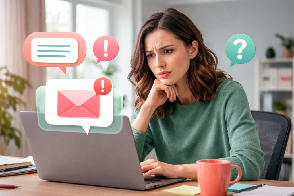 Comunicado interno en una empresa